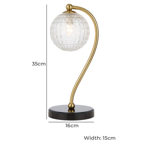 35cm Astoria Marble Table Lamp