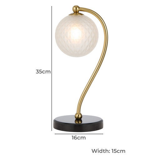 35cm Astoria Marble Table Lamp