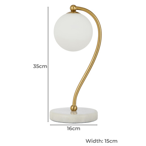 35cm Astoria Marble Table Lamp