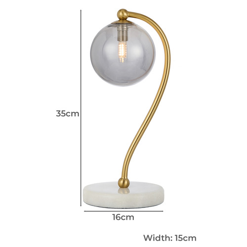 35cm Astoria Marble Table Lamp