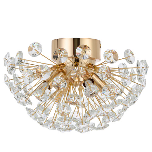 Tiffany 4 Light Flush Mount Ceiling
