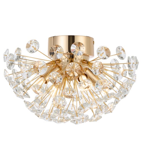 Tiffany 4 Light Flush Mount Ceiling