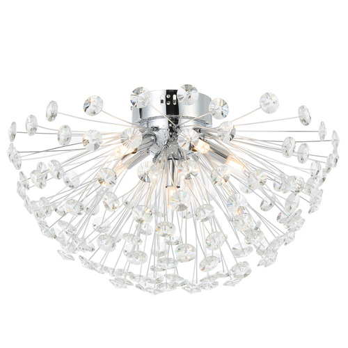 Tiffany 6 Light Flush Mount Ceiling