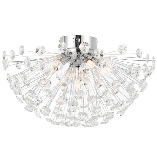 Tiffany 6 Light Flush Mount Ceiling