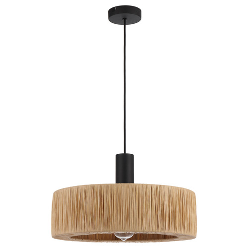Calix Raffia Pendant Light