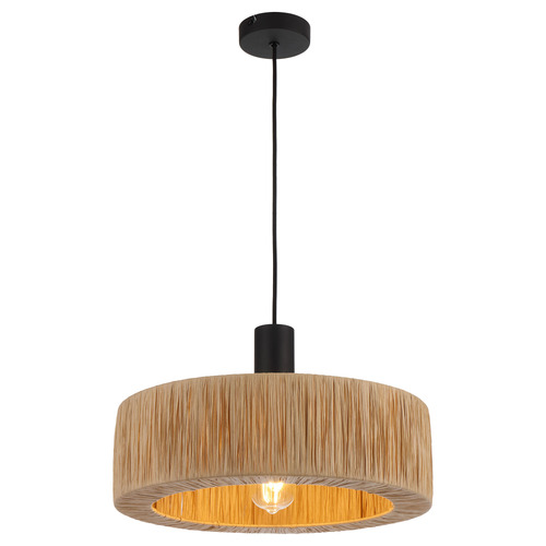 Calix Raffia Pendant Light