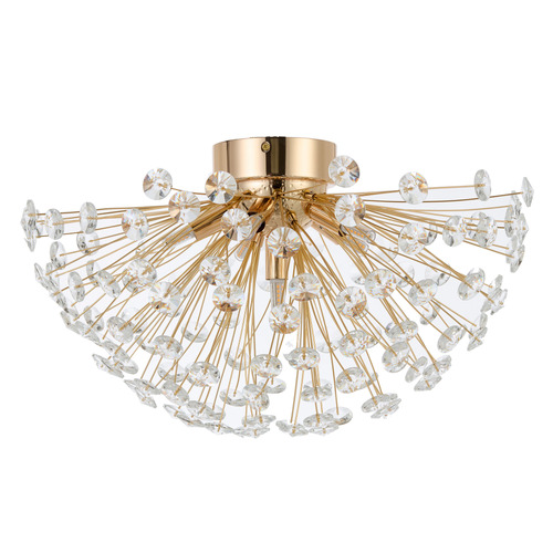 Tiffany 6 Light Flush Mount Ceiling