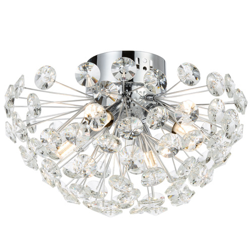 Tiffany 4 Light Flush Mount Ceiling