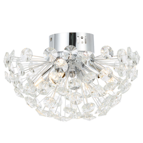 Tiffany 4 Light Flush Mount Ceiling