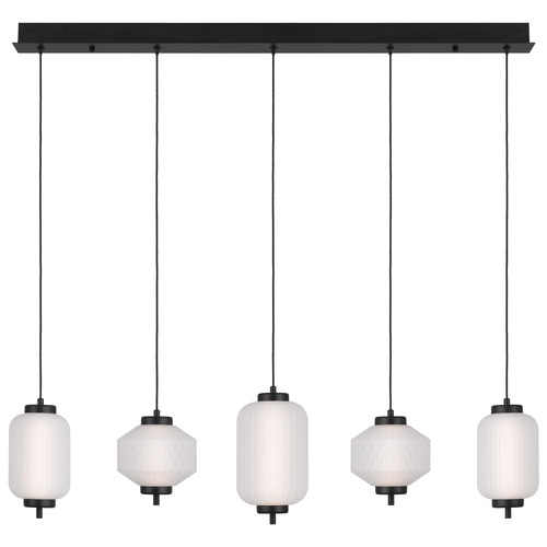 Black Altos 5 Light Pendant