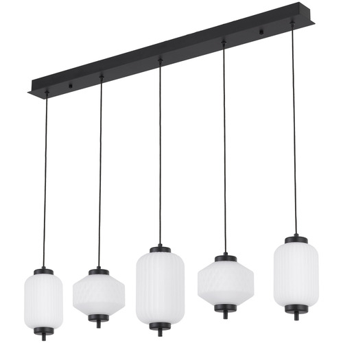 Black Altos 5 Light Pendant
