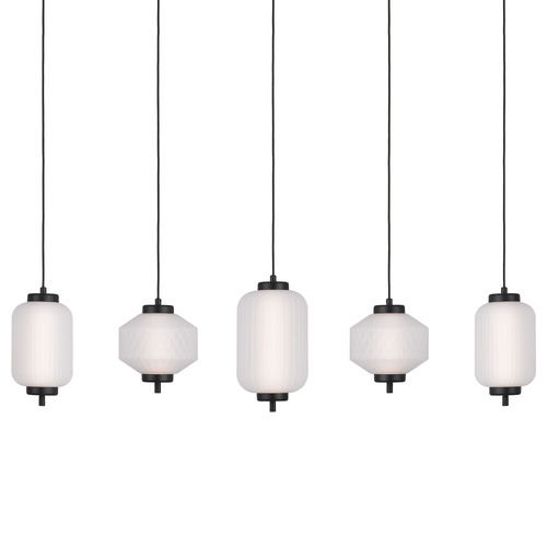 Black Altos 5 Light Pendant