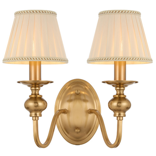 Lucia 2 Light Wall Scone with Shade