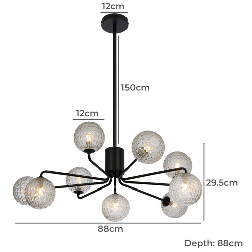 Phoebe 9 Light Pendant