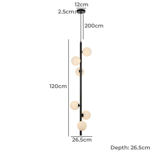 Circe 6 Light Pendant