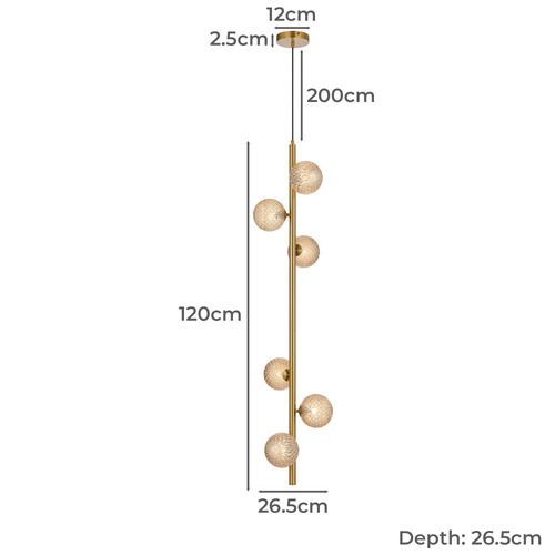 Echo 6 Light Pendant