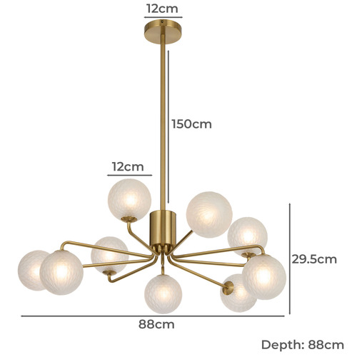 Lysander 9 Light Pendant
