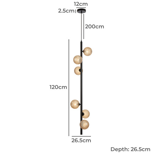 Echo 6 Light Pendant