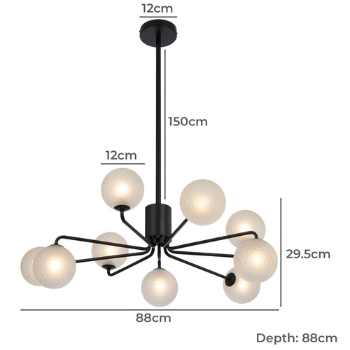 Lysander 9 Light Pendant