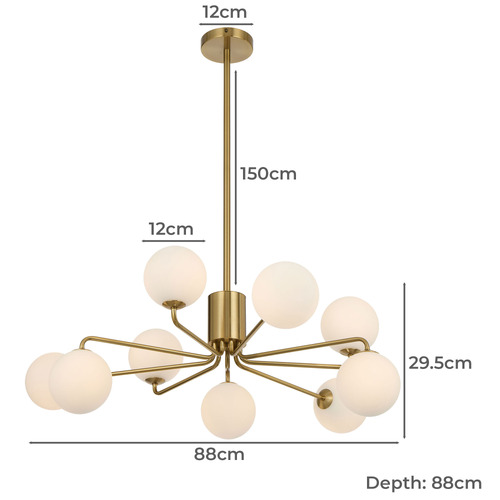 Orion 9 Light Pendant