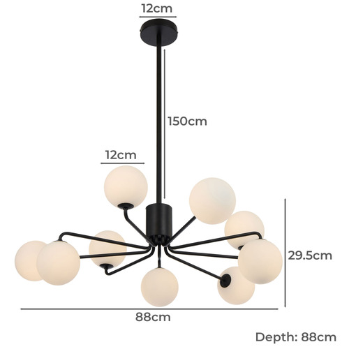 Orion 9 Light Pendant
