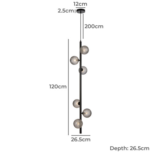Callie 6 Light Pendant