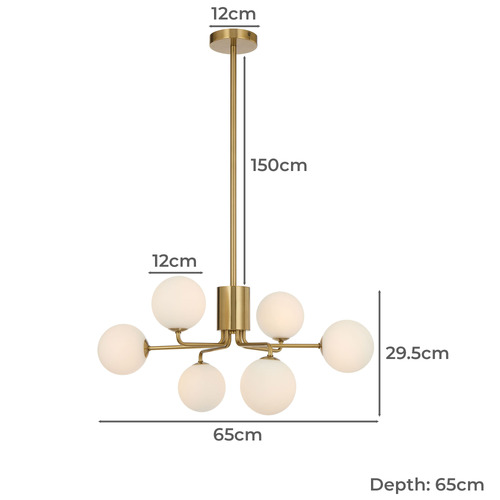 Orion 6 Light Pendant