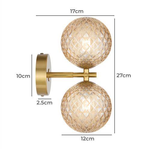 Agatha 2 Light Wall Sconce