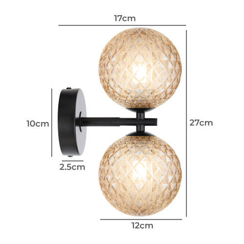 Agatha 2 Light Wall Sconce