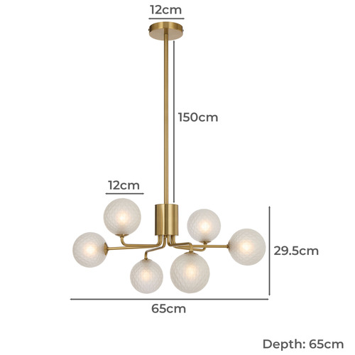 Lysander 6 Light Pendant