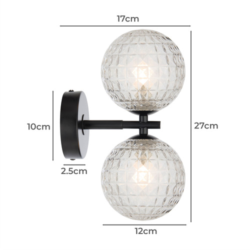 Selene 2 Light Wall Sconce