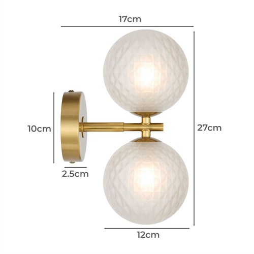 Galen 2 Light Wall Sconce