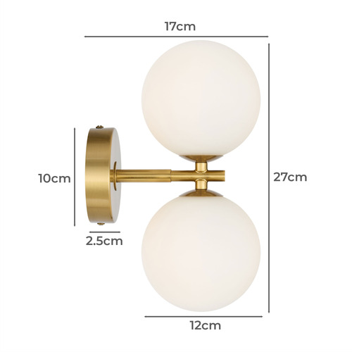 Maia 2 Light Wall Sconce