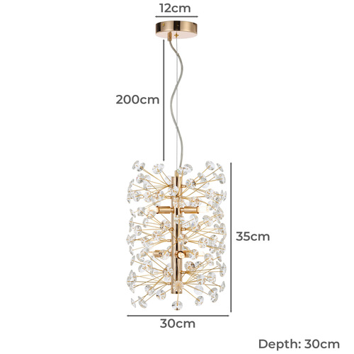 Sybil 6 Light Pendant