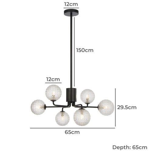 Phoebe 6 Light Pendant