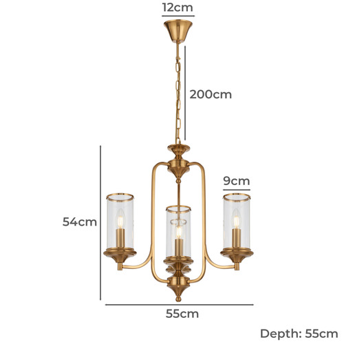 Leander 4 Light Pendant