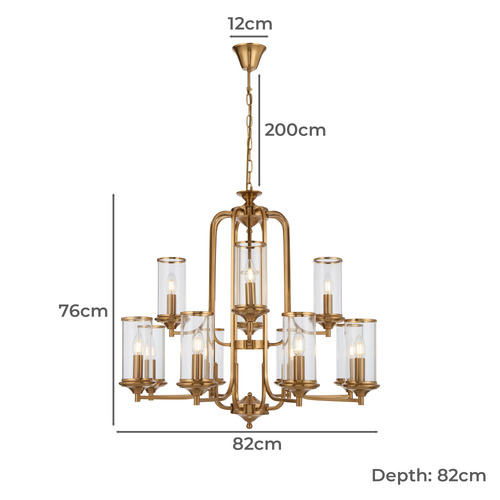 Leander 12 Light Pendant