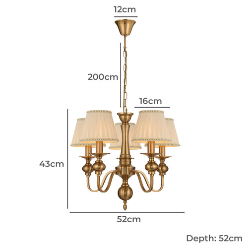 Artemis 5 Light Pendant