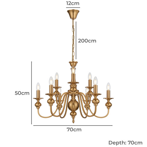 Astra 9 Light Pendant