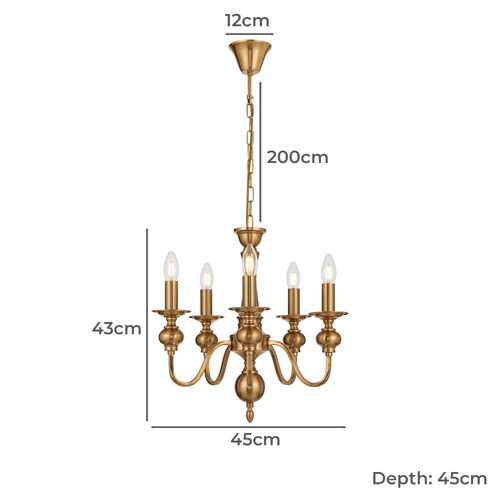 Astra 5 Light Pendant
