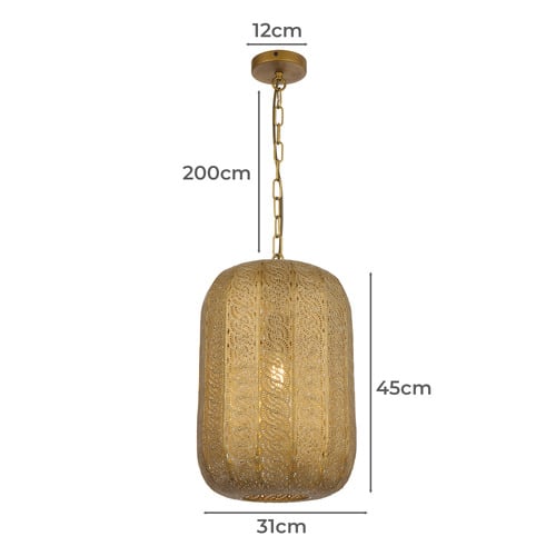 45cm Mays Iron Pendant Light