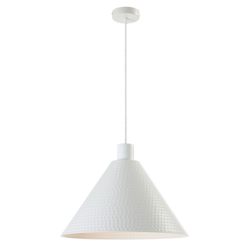 Tiago-Hammered-Metal-Cone-Pendant-Light