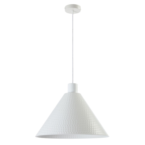 Tiago-Hammered-Metal-Cone-Pendant-Light