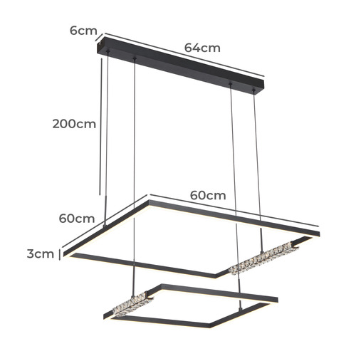 Fletcher 2 Light LED Pendant