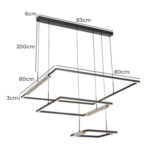 Fletcher 3 Light LED Pendant