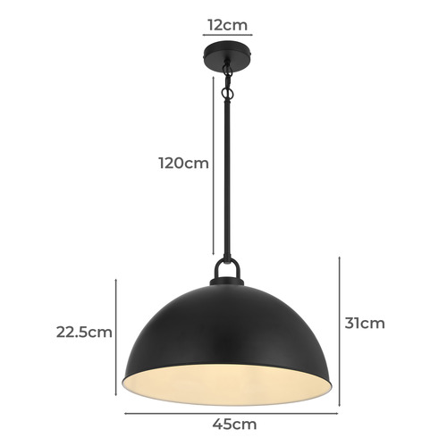 Henri Iron Pendant Light
