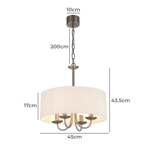 Keira 4 Light Pendant