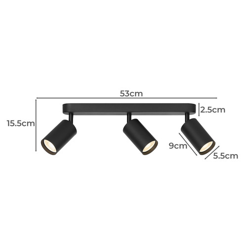 Atmore 3 Light Bar Spotlight