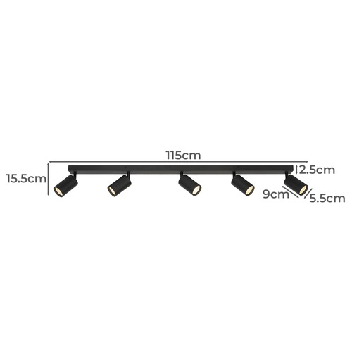 Atmore 5 Light Bar Spotlight