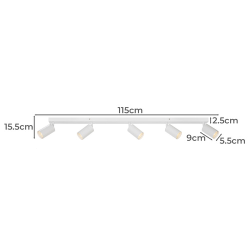 Atmore 5 Light Bar Spotlight